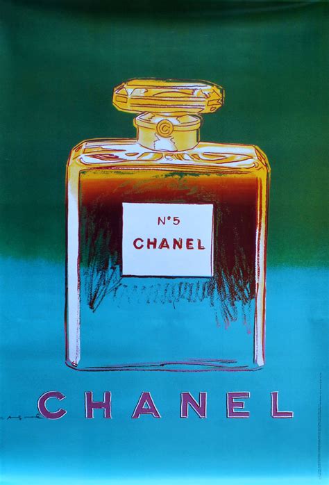 andy warhol chanel no 5 original|chanel perfume no 5 drawing.